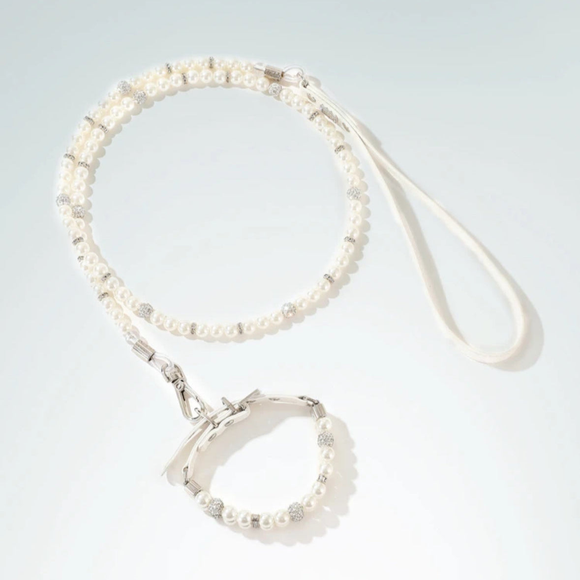 Pearl Rhinestone Collar