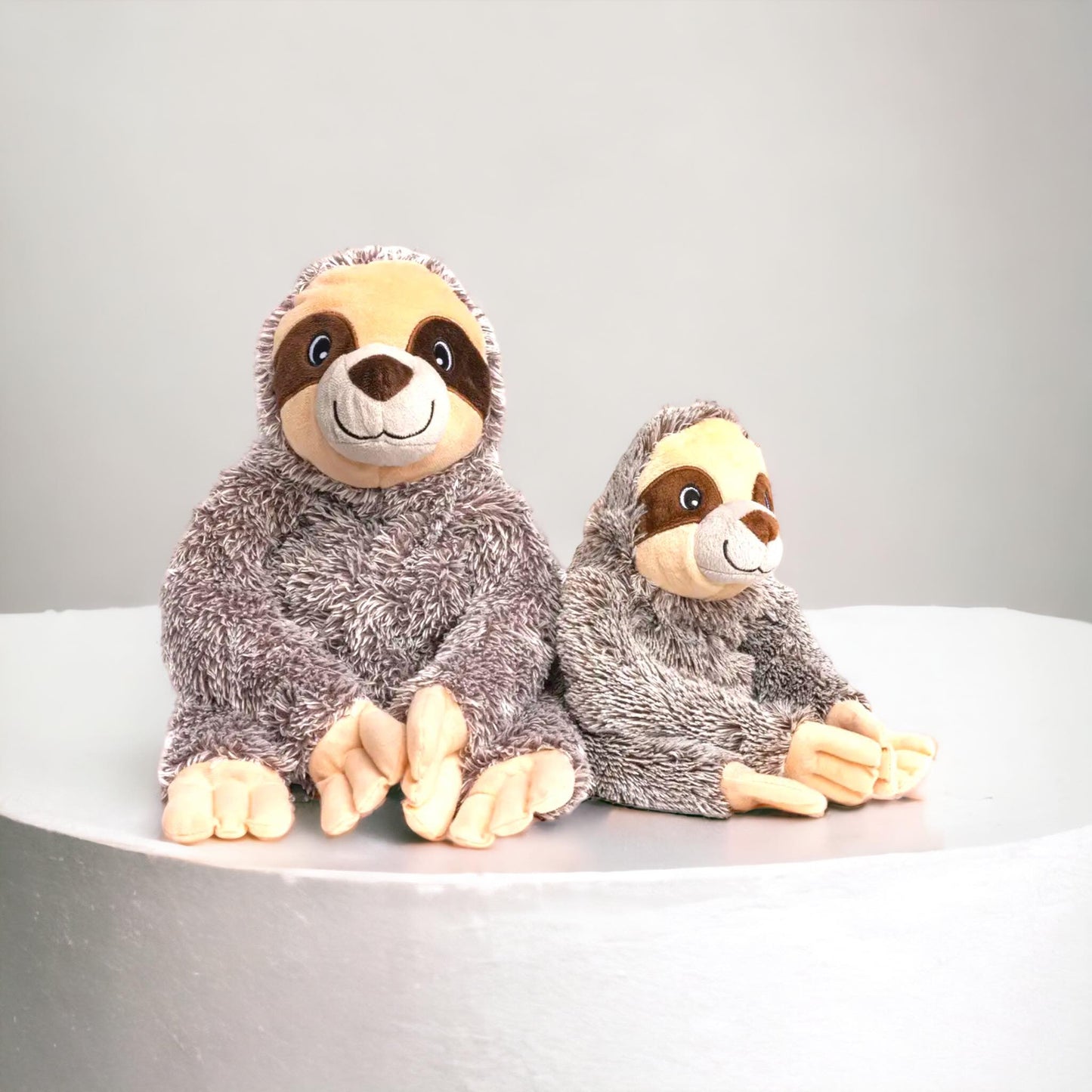 Fluffy Sloth Plush Dog Toy