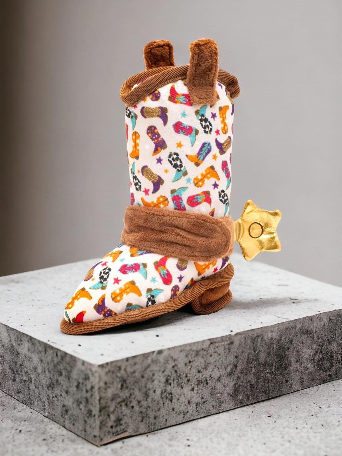 Wild Wild West Boot Dog Toy