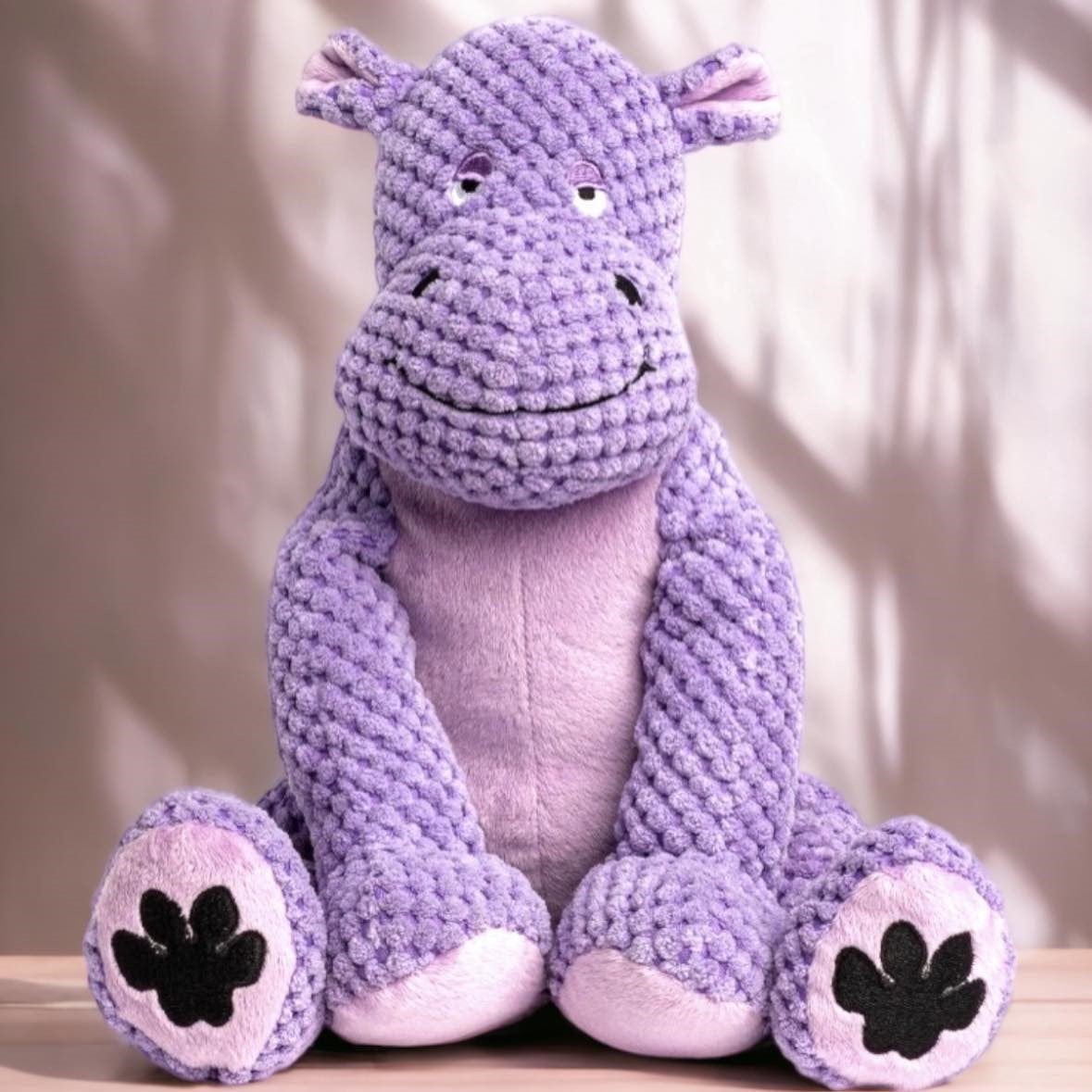 Floppy Hippo Plush Dog Toy