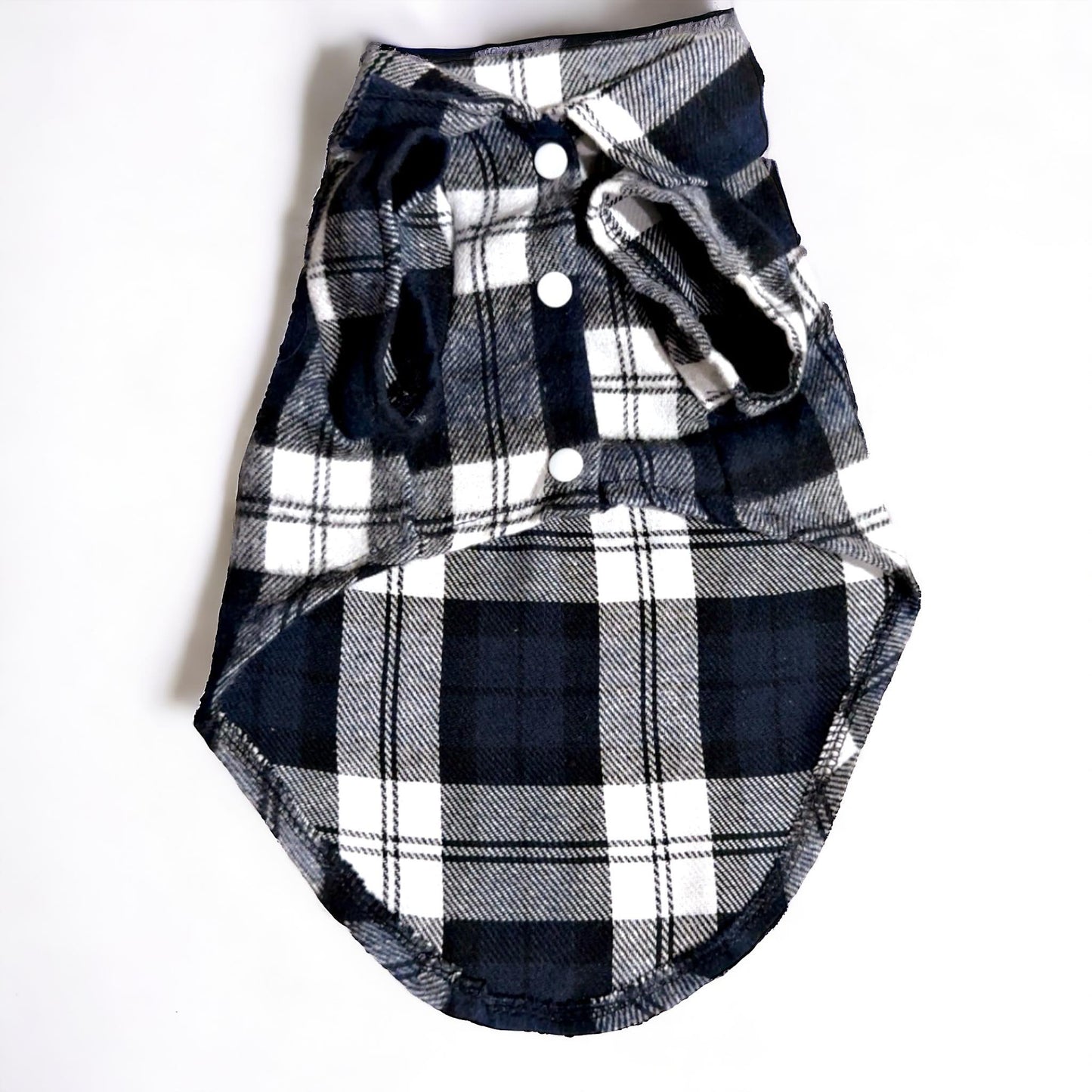 Plaid Dog Flannel Shirt