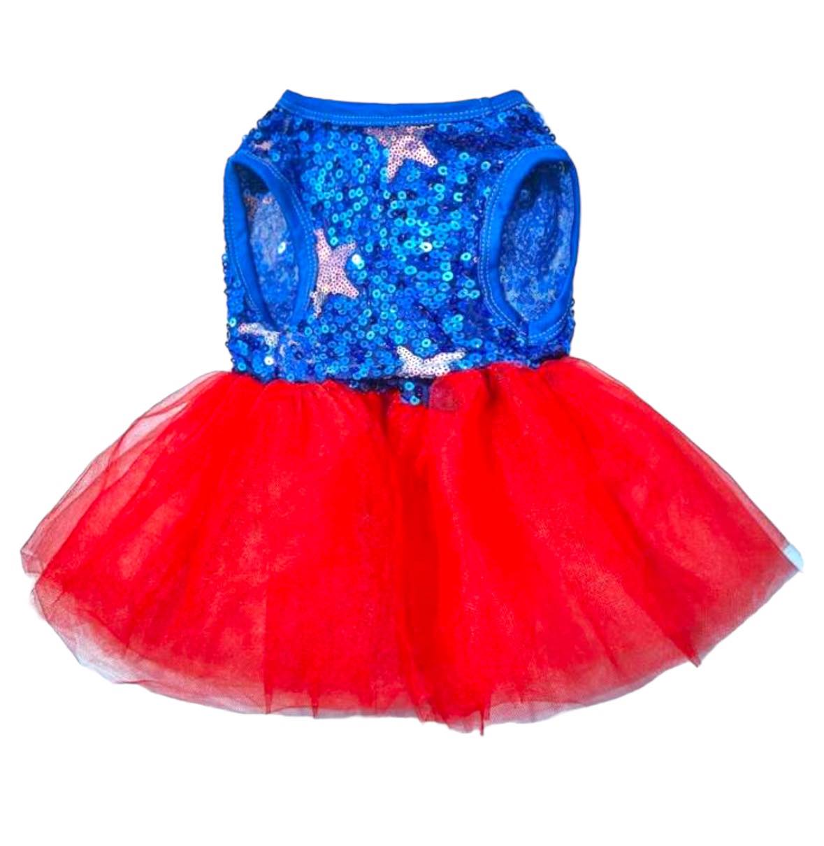 Sequin Stars and TuTu Dress