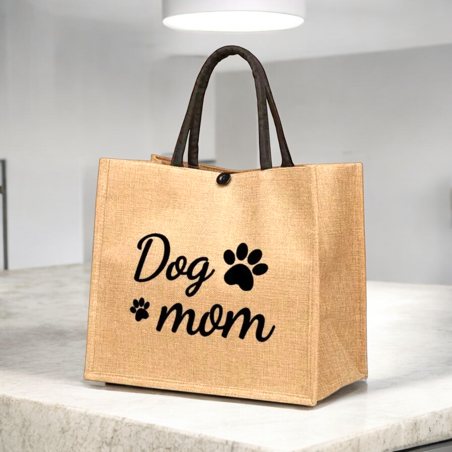 Dog Mom Tote Bag