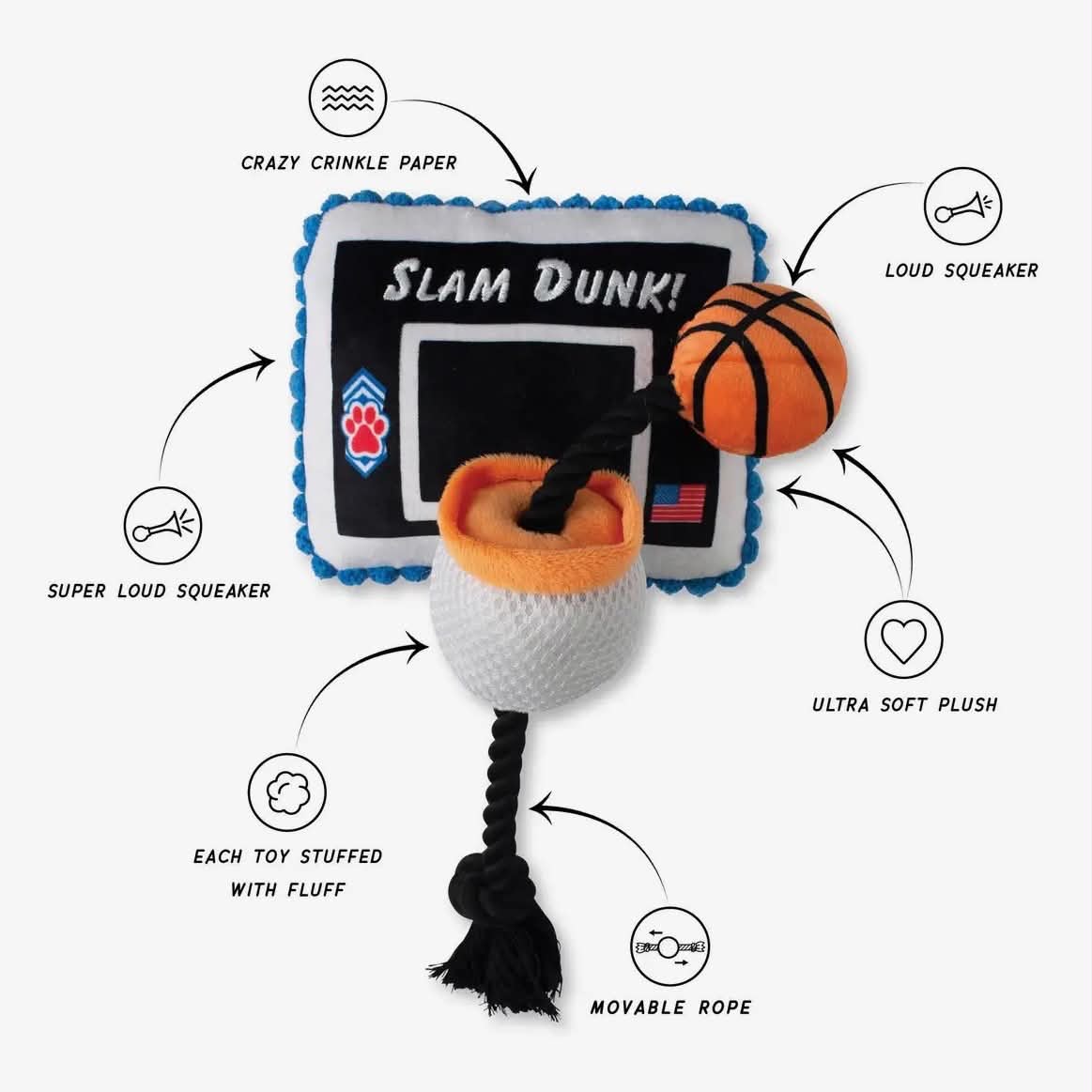 Take It To The Hoop Dog Toy