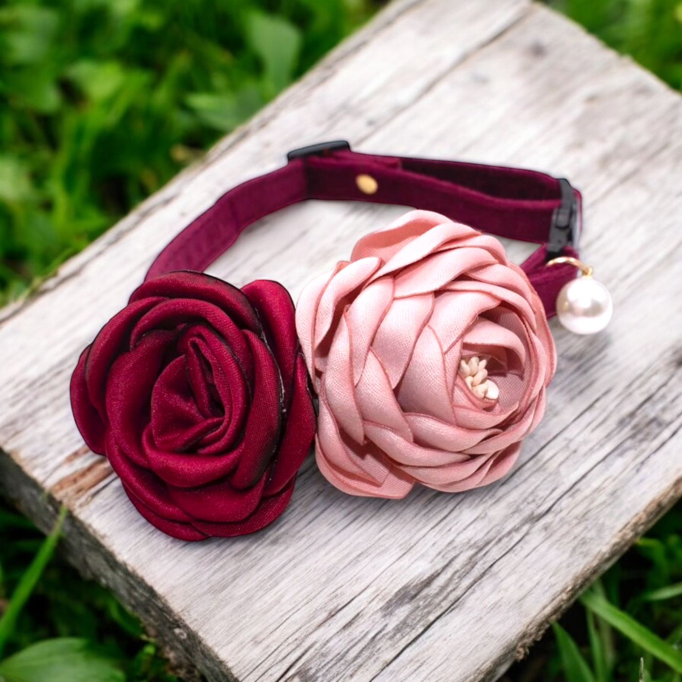 Flower Cat Collar Set
