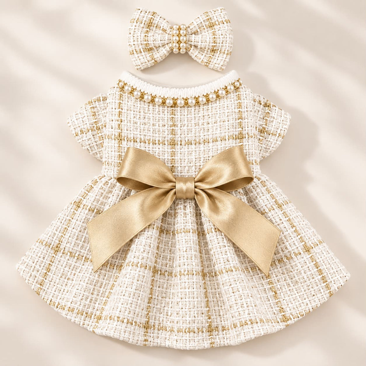 Champagne & Pearls Dress
