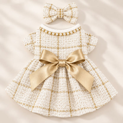 Champagne & Pearls Dress