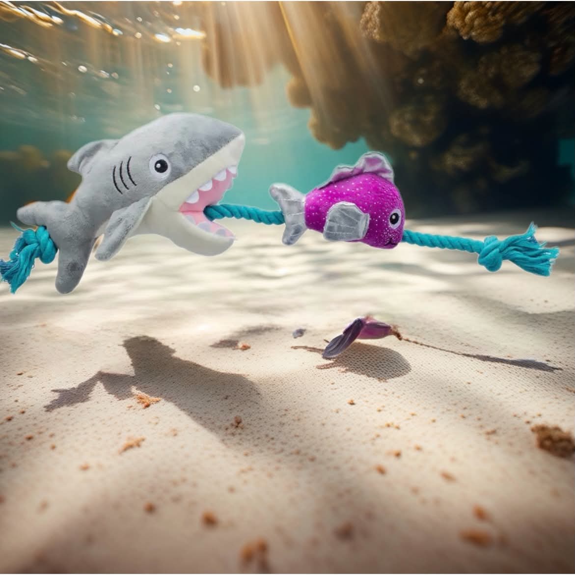 Shark Bait Dog Toy