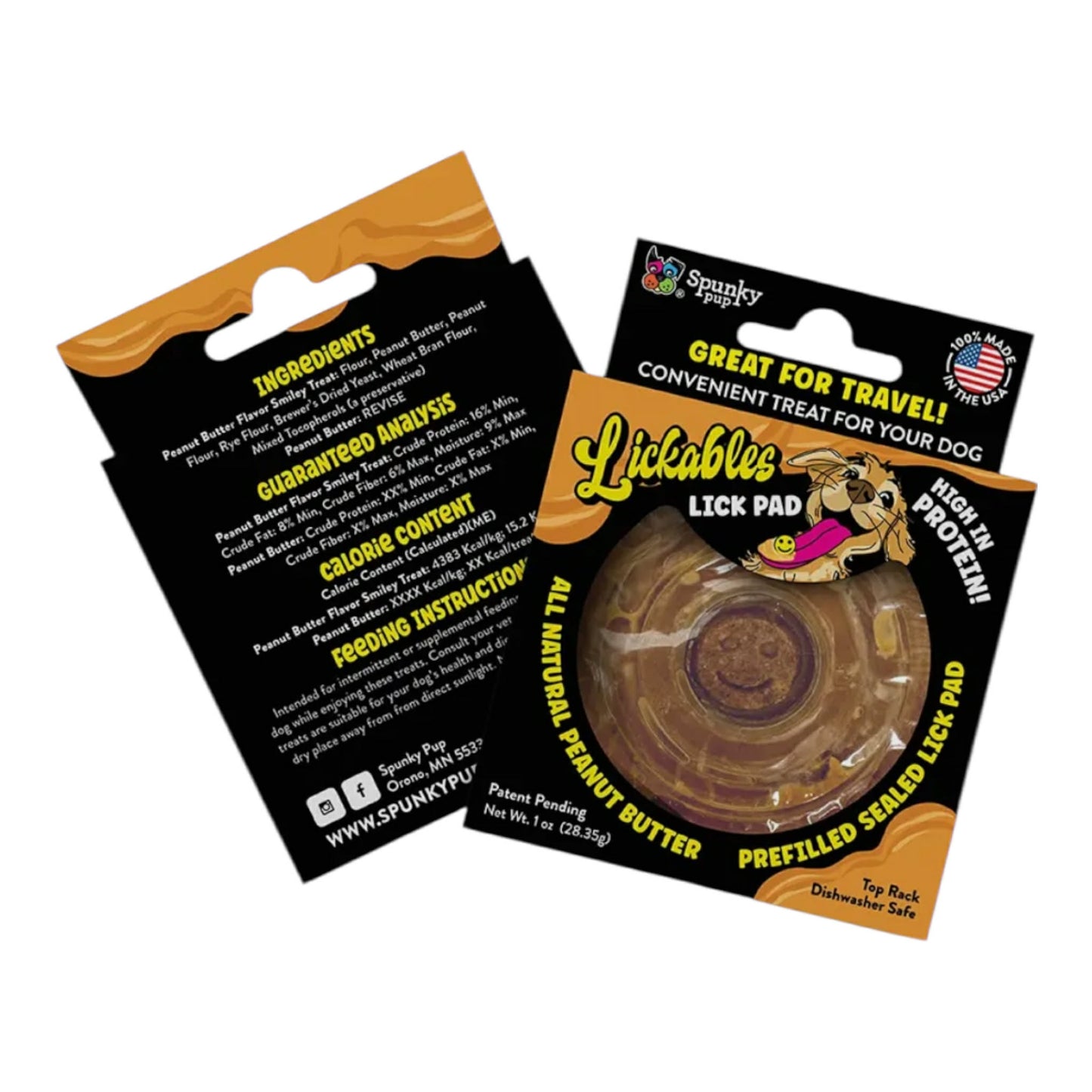 Peanut Butter Filled Lick Pad