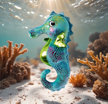 Seahorse Shelly Dog Toy