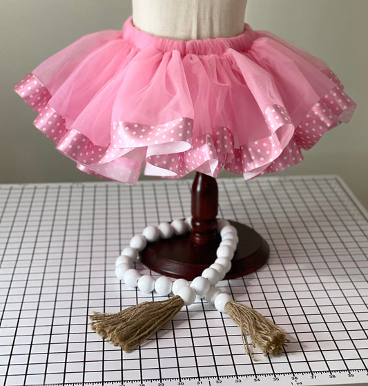 Pink & White Polka Dot TuTu