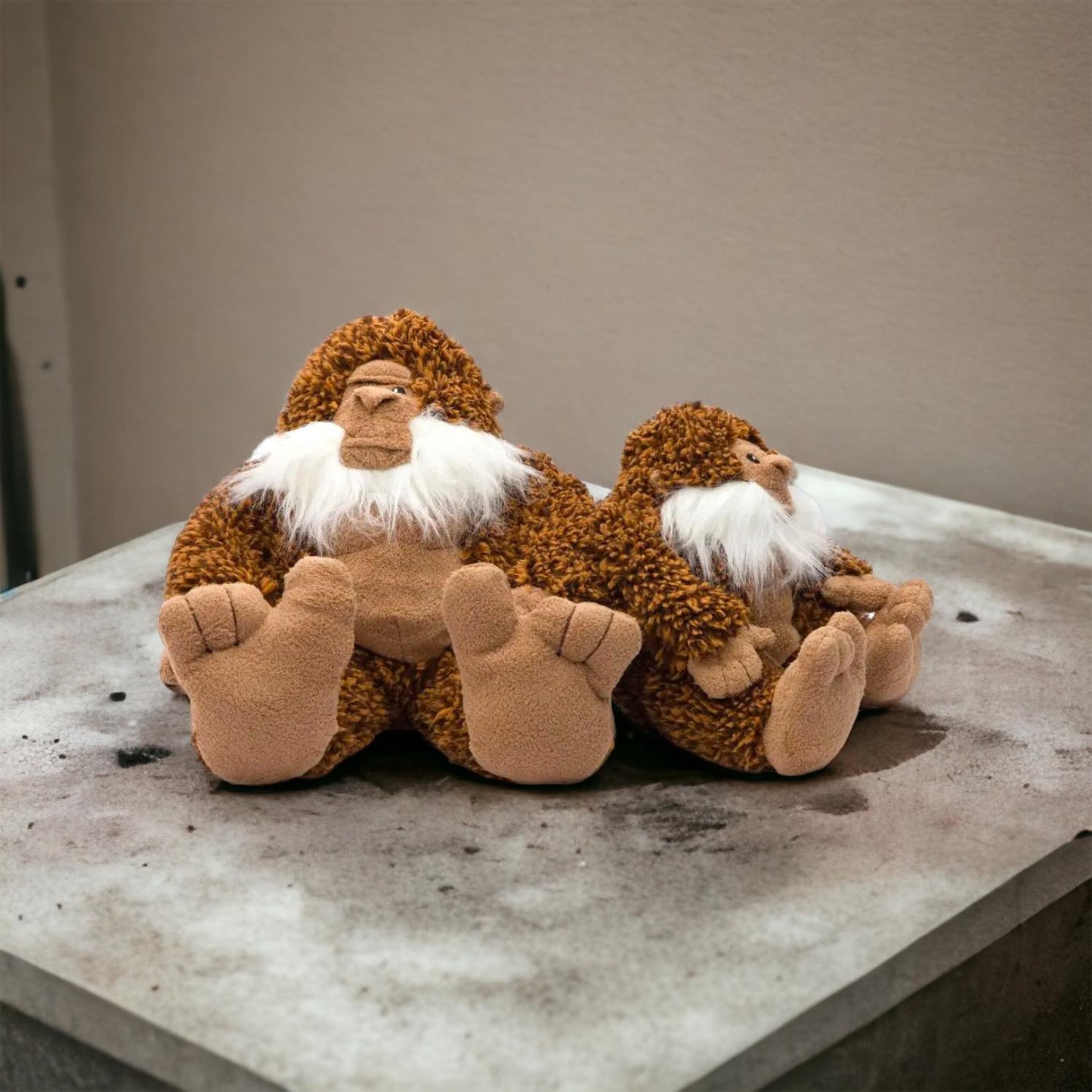 Fluffy Bigfoot Plush Dog Toy