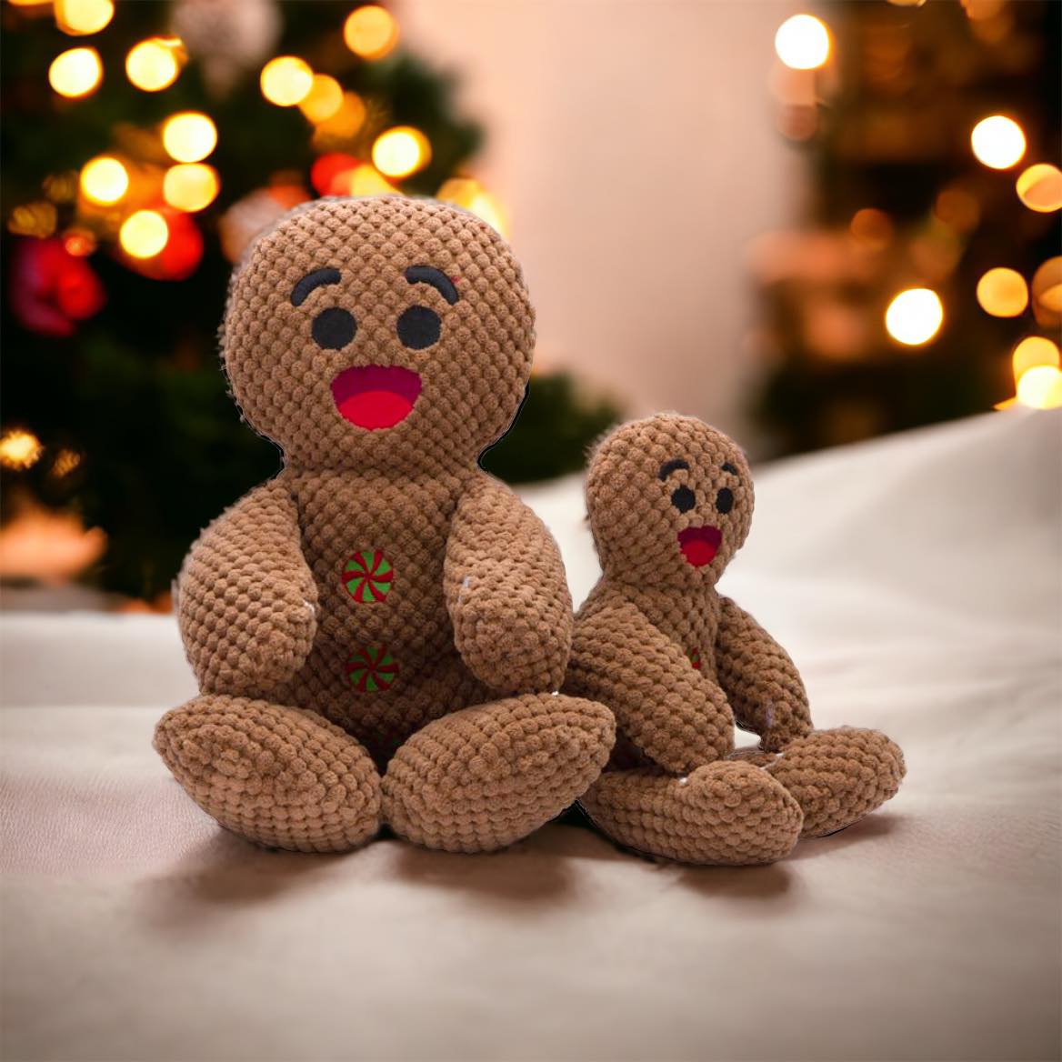 Christmas Gingerbread Dog Toy