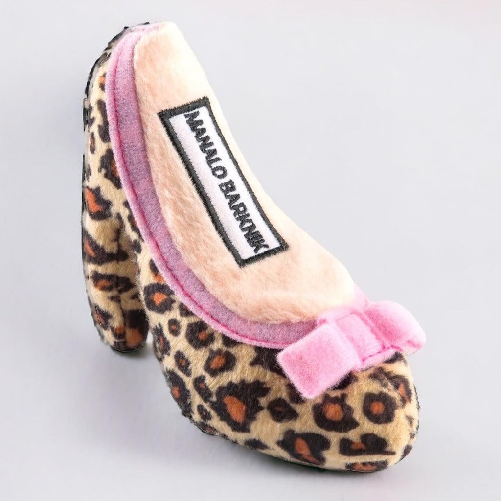 Manalo Barknik Cheetah Shoe Toy