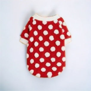 Red Polka Dot Fleece