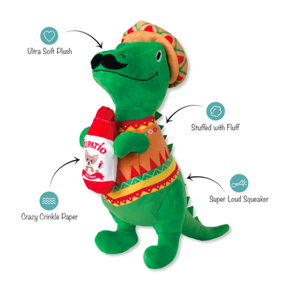 Fiesta Saurus Dog Toy