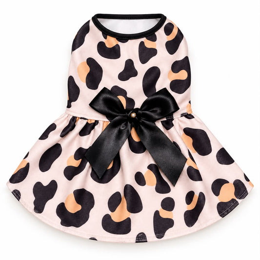 Blushing Leopard Dress