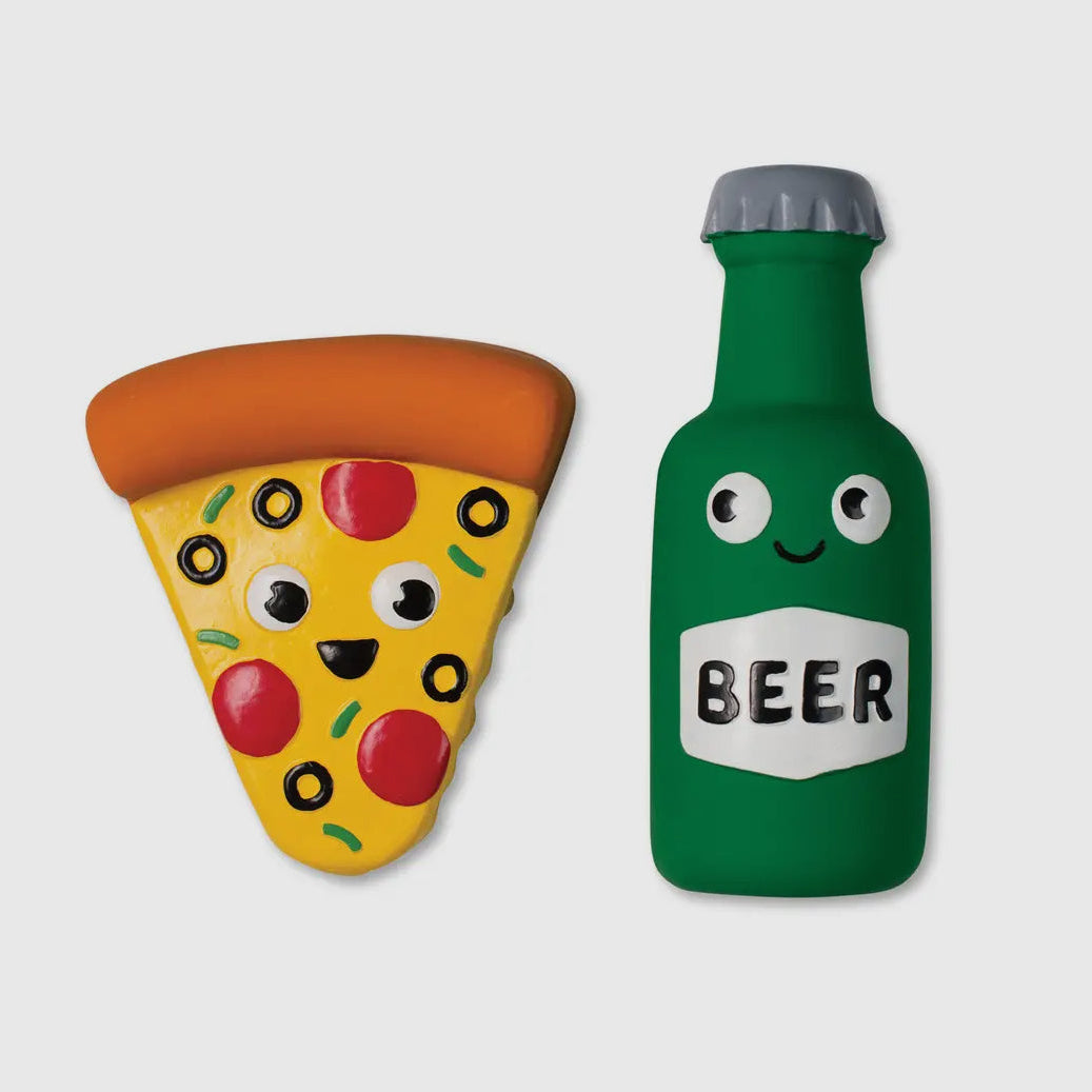 In Pizza We Crust Dog Toy
