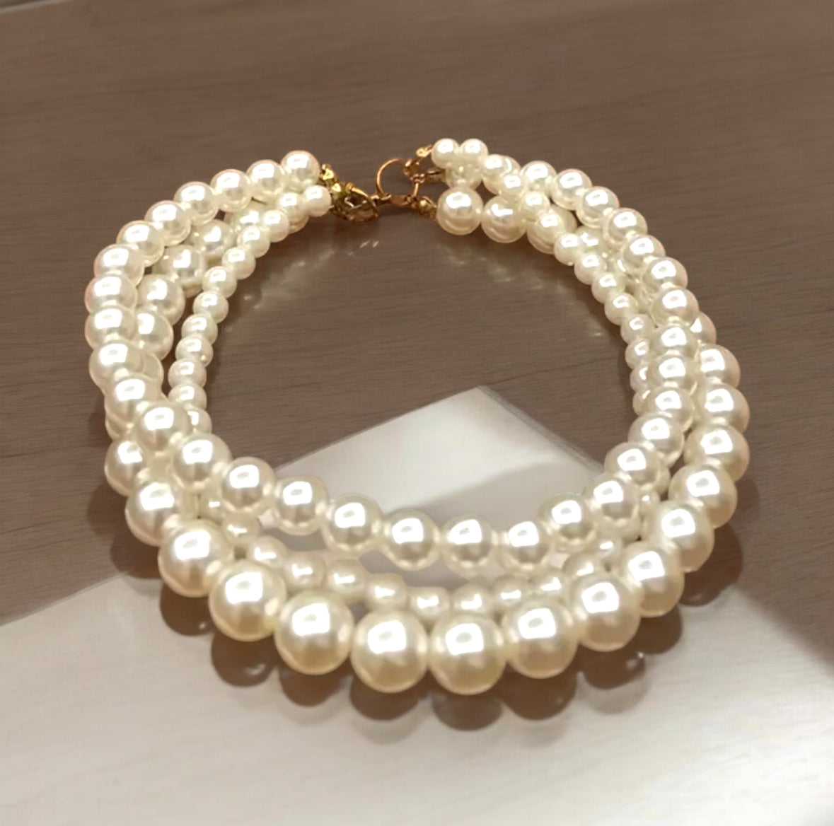 Small Dog Pearl Necklace