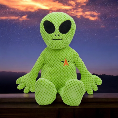 Alien Floppy Plush Dog Toy