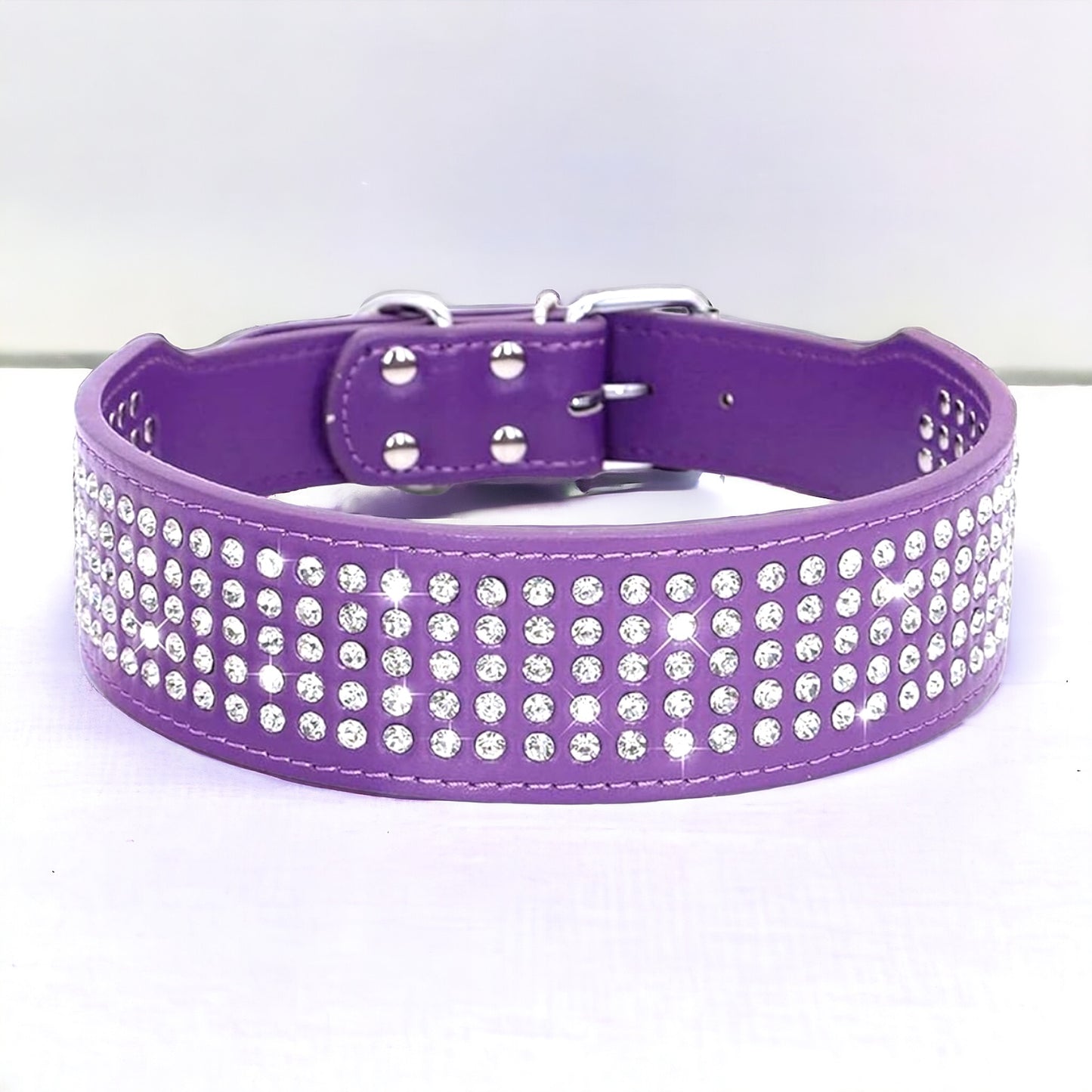 Rhinestone Studded Collar