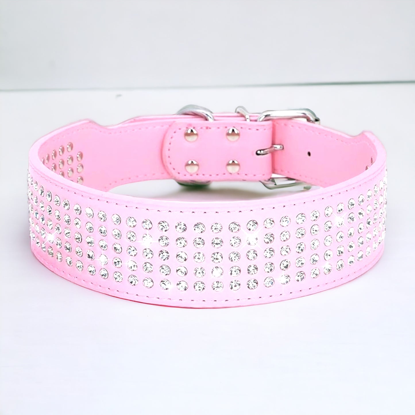 Rhinestone Studded Collar