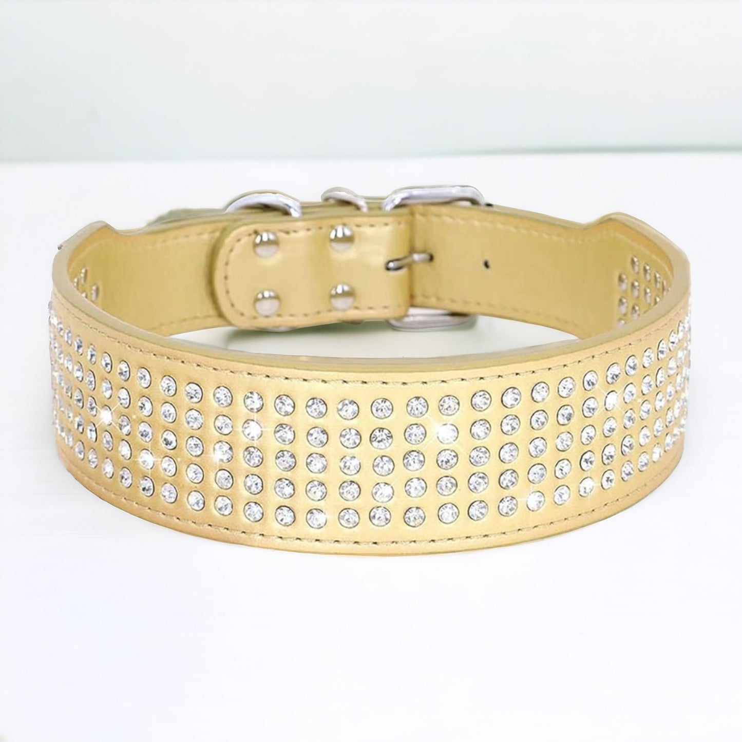 Rhinestone Studded Collar