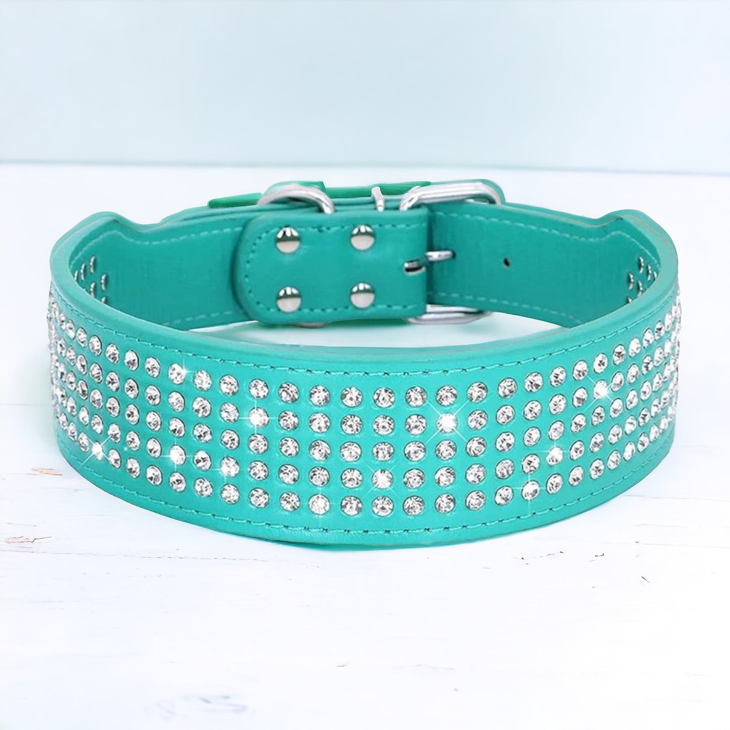 Rhinestone Studded Collar